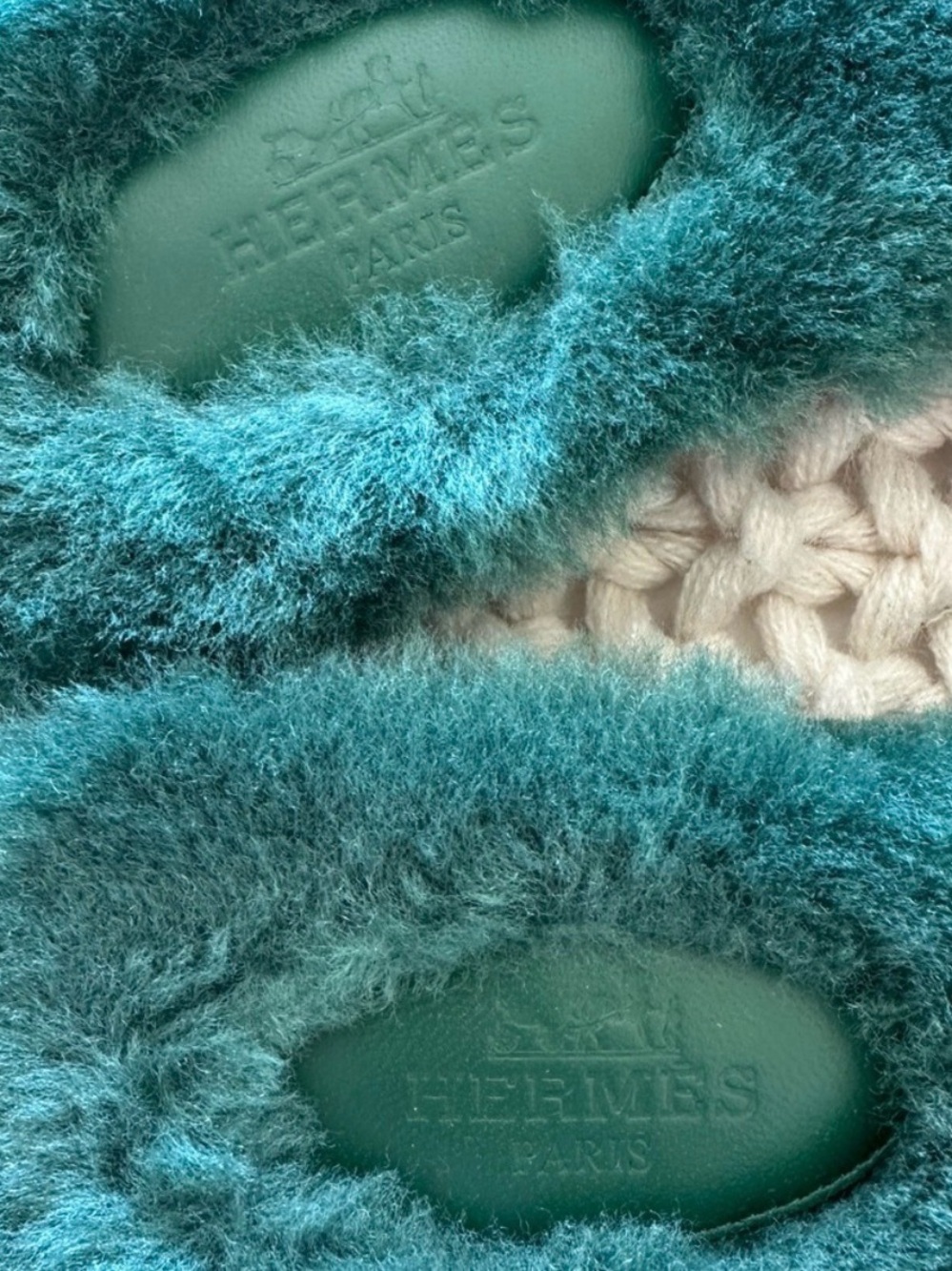 Hermes Teal Sandals - Picture 5 of 6